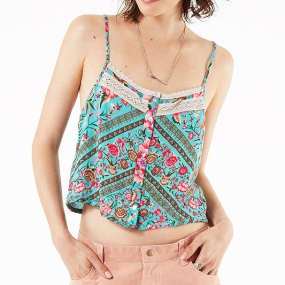 ISO Babushka cami teal